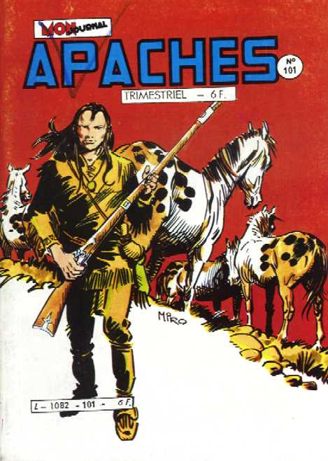 Scan de la Couverture Apaches n 101